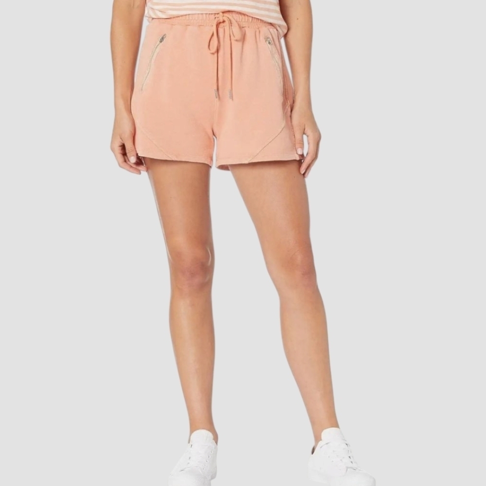 New Blank NYC Acid Wash Garment Dyed Pull-On Shorts
